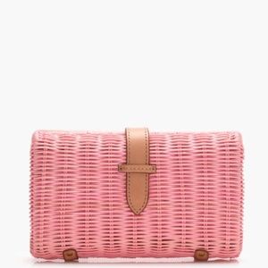 JCREW Rattan Basket Clutch